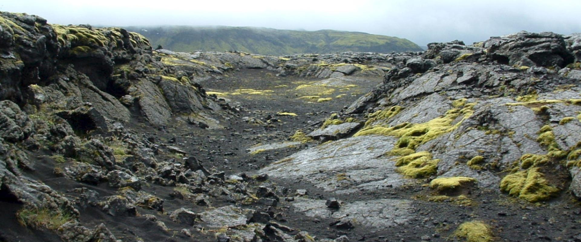 Paysage lunaire d'Islande